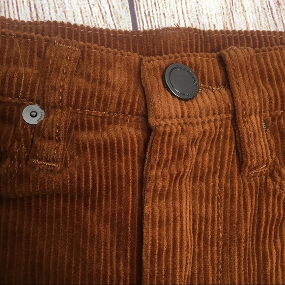 Blank NYC Corduroy A-Line Raw Hem Mini Skirt Size 24 - Picture 7 of 13